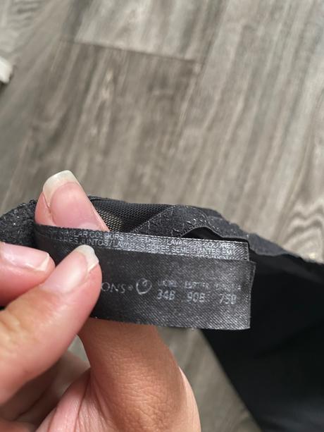 Čierna podprsenka z primarku, primark,<50