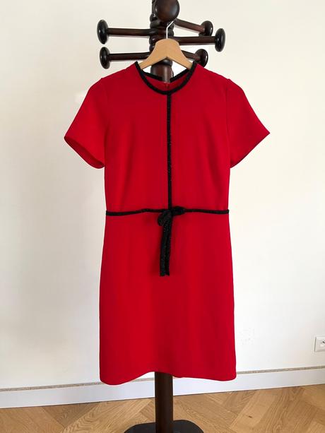 Sandro ferrone  červené šaty, s