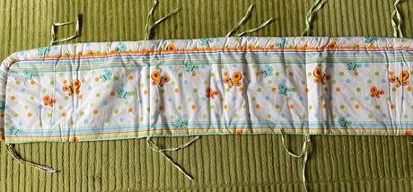 Hniezdo do detskej postieľky motýľ, šírka (cm): 35,dĺžka (cm): 170