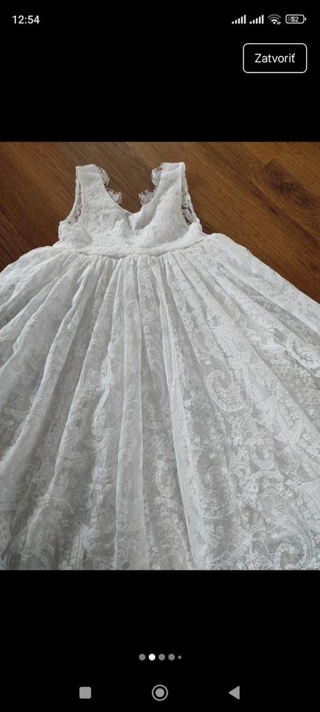 Čipkované šaty pre princeznú, 98