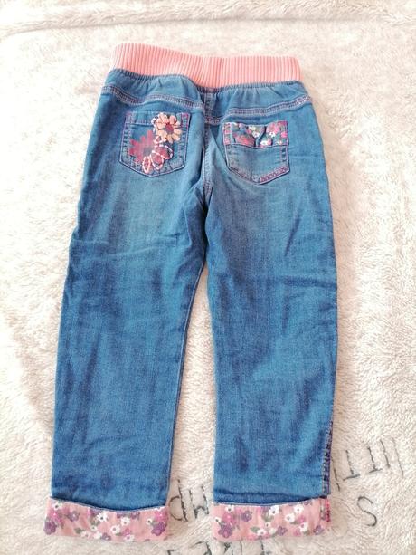 Nohavice dievč.zateplené, veľ. 86-92, nutmeg,92