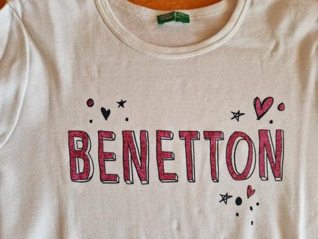 Biele tričko benetton, benetton,152