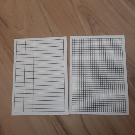 Guma na gumovanie, milimetrový papier a iné,