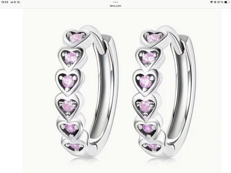 Malé kruhové náušnice s kamienkami, 