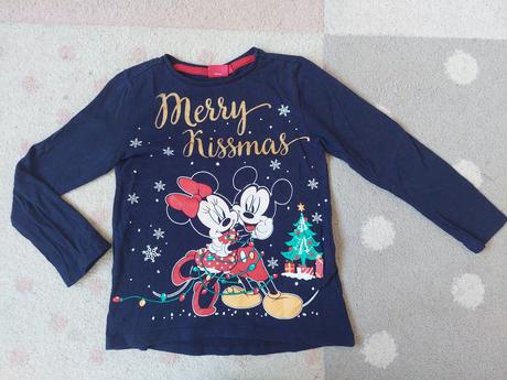 Tričko minnie a mickey veľ.110/116, disney,110