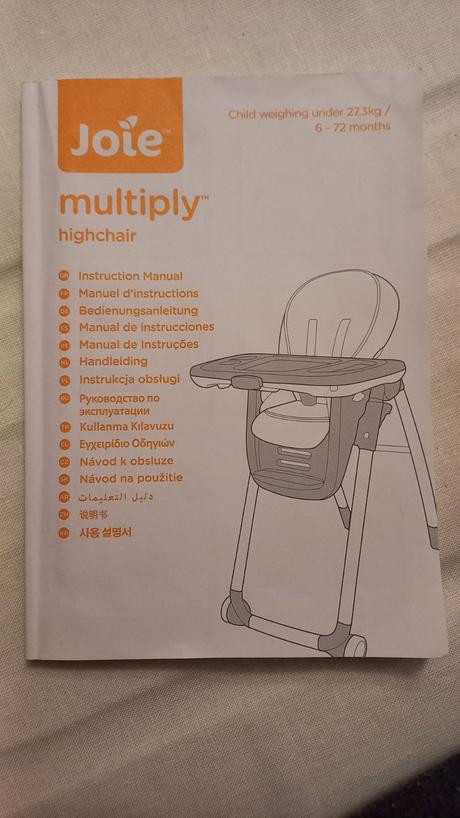 Joie jedálenská stolička multiply 6in1 midtown, joie