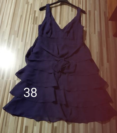 Sviatočné šaty 38 na ramienka, f&f,38