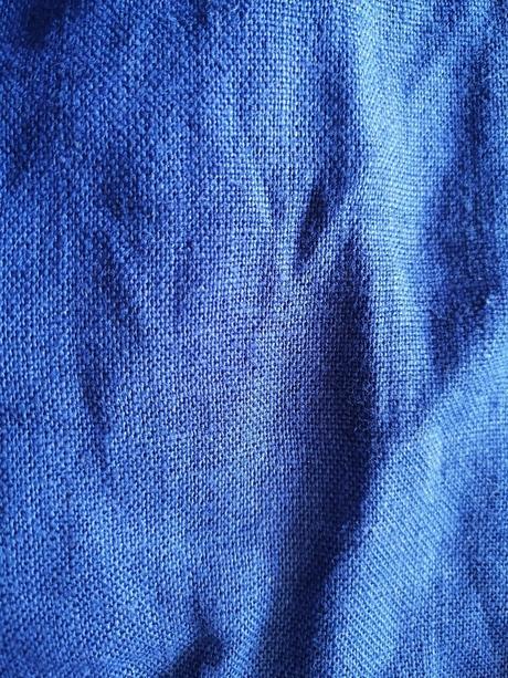 Ľanové šaty next a-tvar, v m, kráľovská modrá, next,m