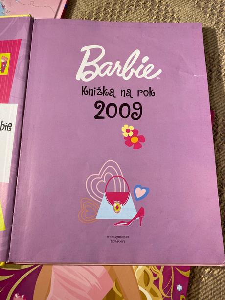 Knižka na rok 2009,2010 barbie, 2009 disney prince,