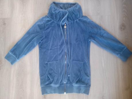 Velúrová mikina s 3/4 rukávom, takko,xs