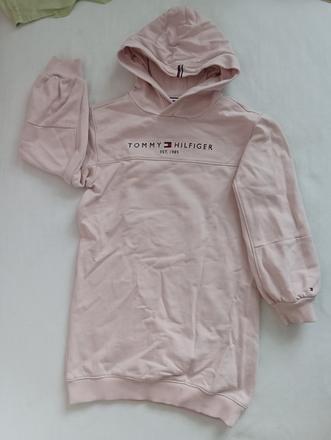 Mikinove šaty/predĺžená mikina hilfiger tommy, tommy hilfiger,128