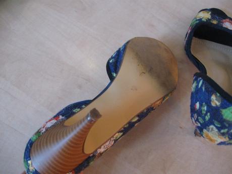 Dámske letné sandále/lodičky, opätok 8cm, 41, 41