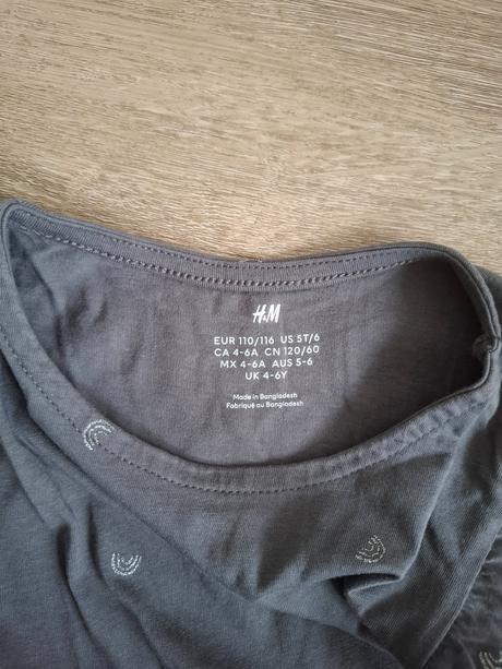 Bavlnené šaty, h&m,116