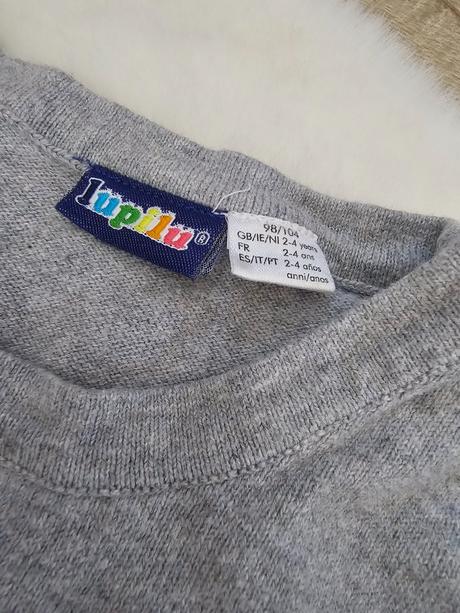 Svetrikove saty 98/104, lupilu,98