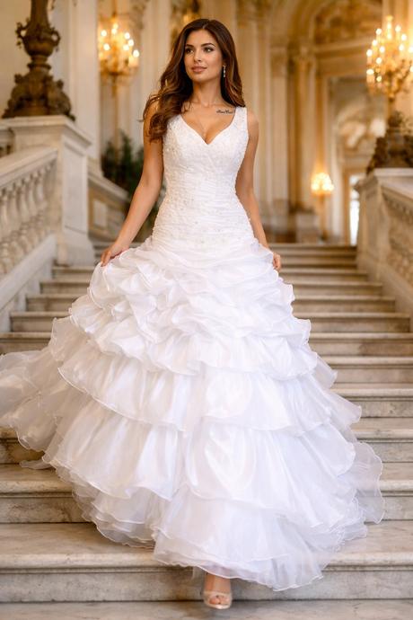 Jedinečné  svadobné šaty zn.jasmine, 36 / 38 / 40