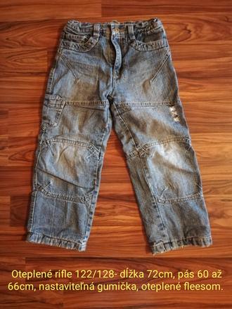 Oteplené rifle 122-128, 122