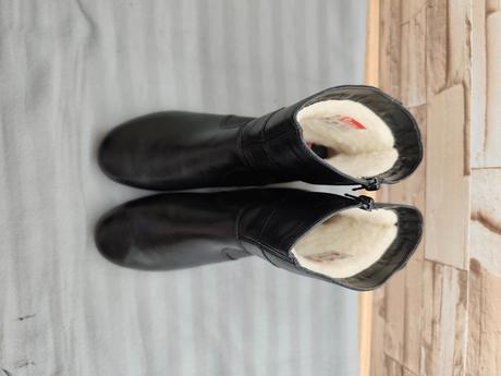 Rieker 38 - dámske kožené zateplené čižmy, rieker,38