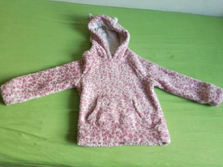 Huňatá mikina pre 6-7 ročné dievčatko, f&f,116