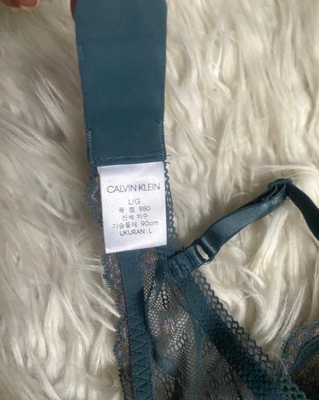 Calvin klein čipkovaná podprsenka, calvin klein,l