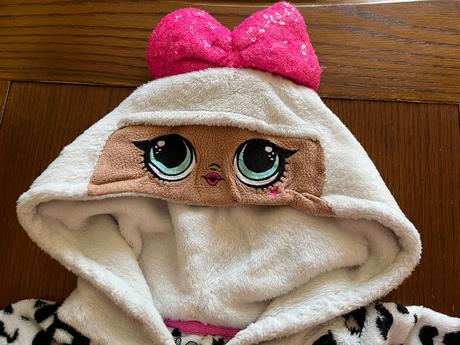 Teplé chlpaté pyžamko lol surprise 134/140, primark,134