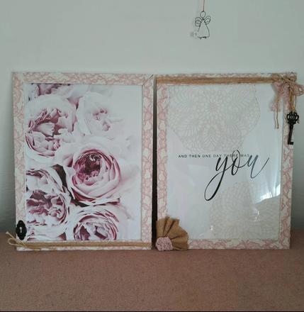 2x obraz vintage styl,