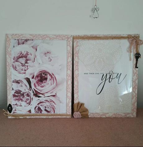 2x obraz vintage styl,