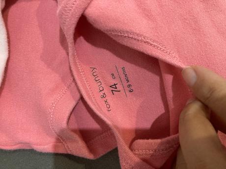 Bodíky 3ks 74, fox & bunny,74