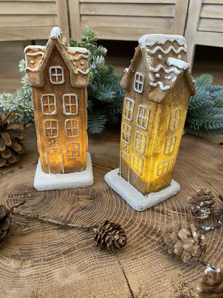 Led perníkový domček vyšší, 