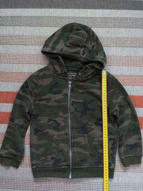 Maskáčová mikina, primark,116