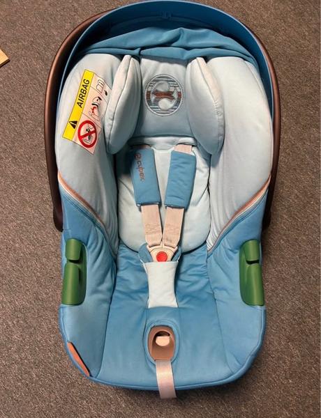 Cybex aton s2 i-size beach blue, cybex