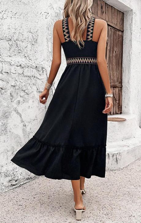 Letné šaty s cik cak vzorom, 36 / s