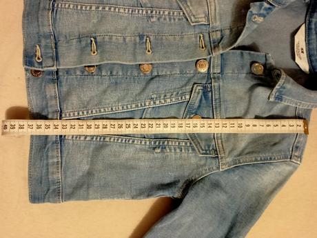 Rifľová bunda, veľ. 140, h&m, h&m,140