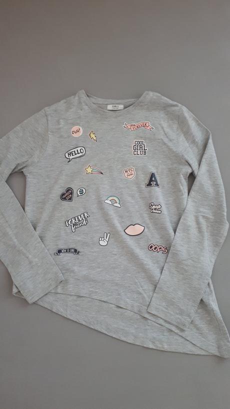 Dievčenské tričko s dlhým rukávom, pepco,134