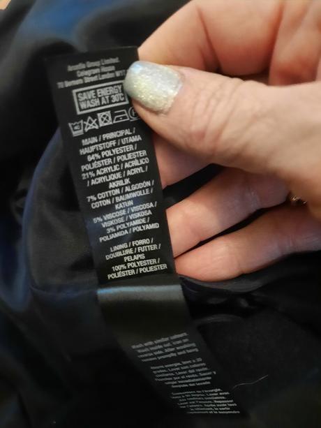 Dámsky dlhý kabát, dorothy perkins,36