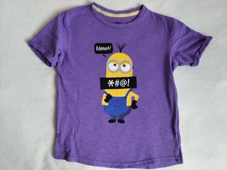 Fialové tričko mimoni, reserved,134