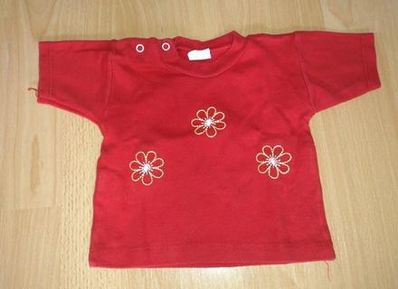 Tričko kvetinky, 80