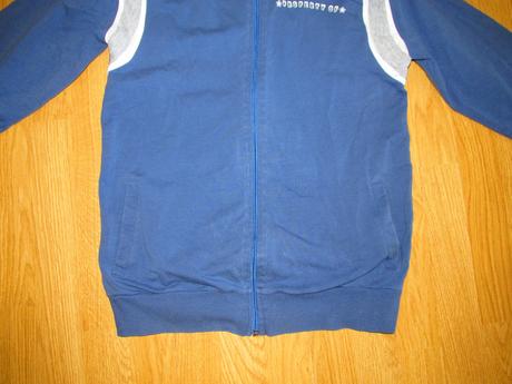 Mikina na zips s vreckami a kapucňou v. m, m