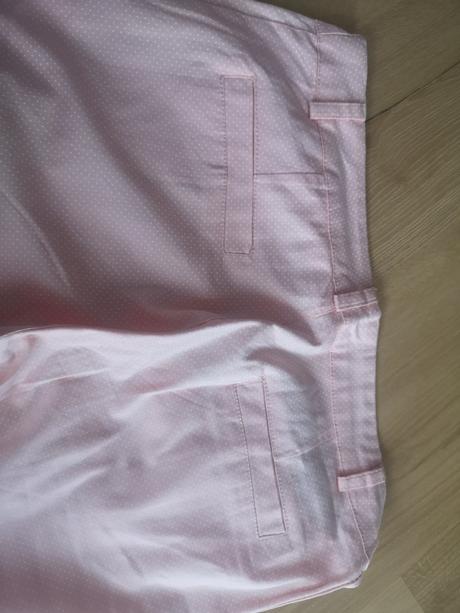 Ružové elegantné nohavice, l