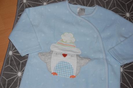 Flísovaný overal s tučniačkom, f&f,74