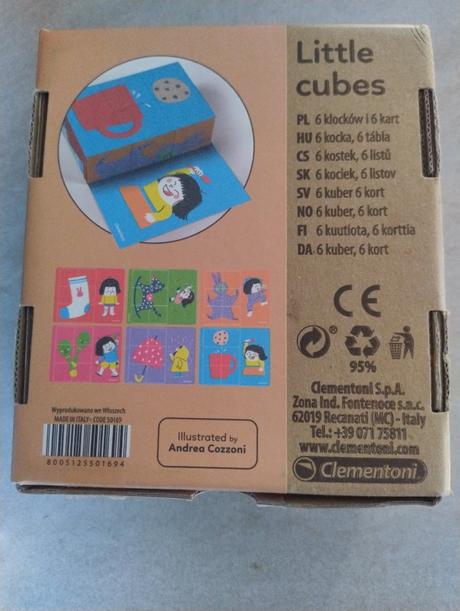 Clementoni drevené kocky, 