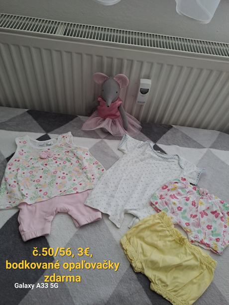 Balík č.50/56, dievčatko-leto, 50–62