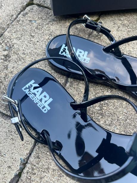 Karl lagerfeld sandále čierne, karl lagerfeld,37 / 38 / 39