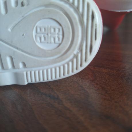 Červené gumáky lupillu 2x obuté, veľkosť 28/29, 28