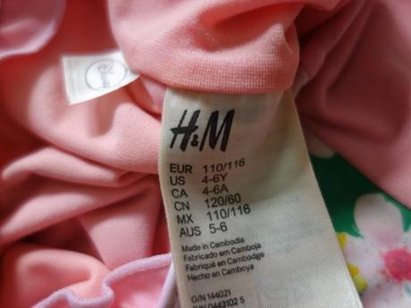 Plavky h&m frozen 110/116, h&m,110