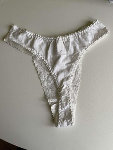 Dámske biele nové nohavičky č.l, l