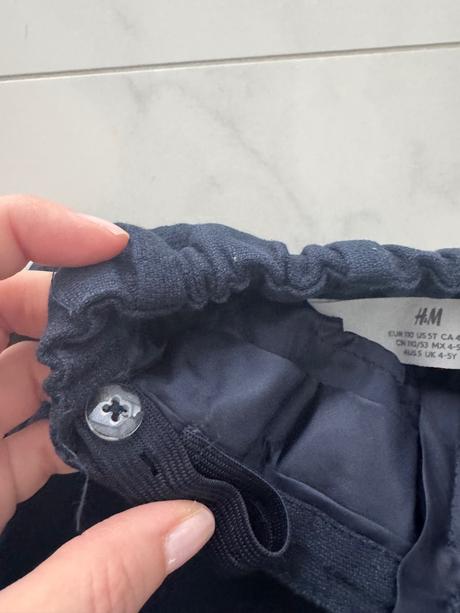 Elegantné nohavice, h&m,110