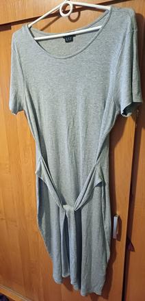 Damske tričko šaty s opaskom 48/50, f&f,xxl
