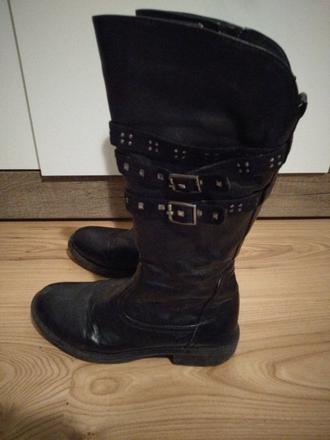 Kožené čižmičky, asso,33