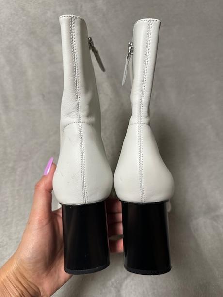 Kožené nízke mäkké čižmičky zn. zara, zara,40