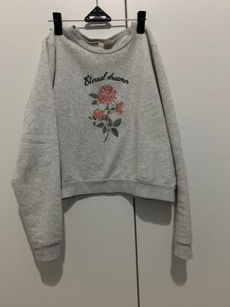 Krátka mikina, h&m,m